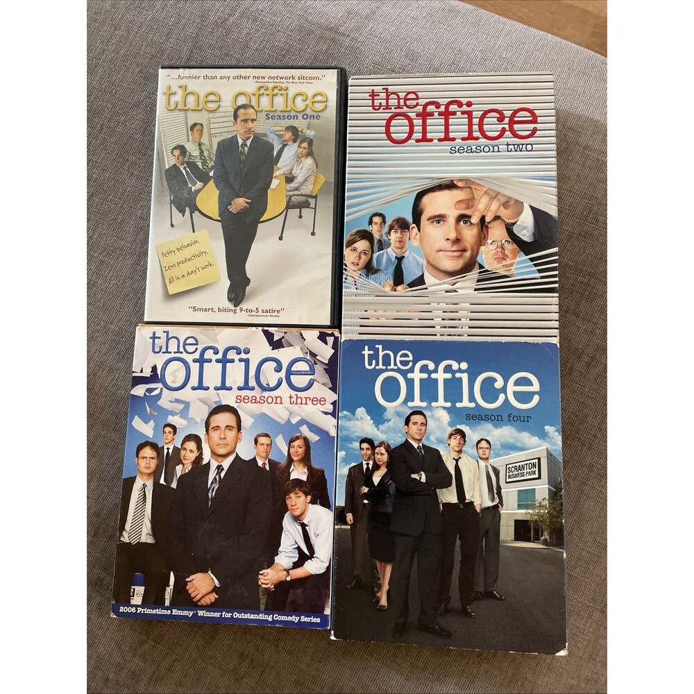 The Office US TV Series Seasons 1-4 DVD Lot Set With Slipcovers